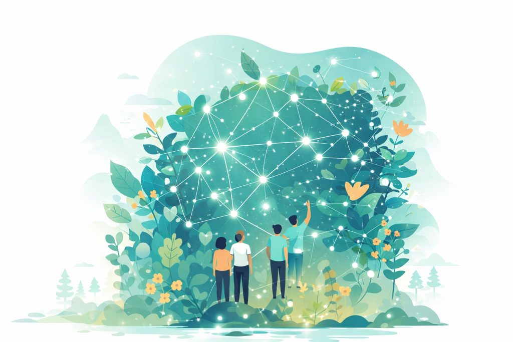 Tecnología y naturaleza integradas en soluciones digitales